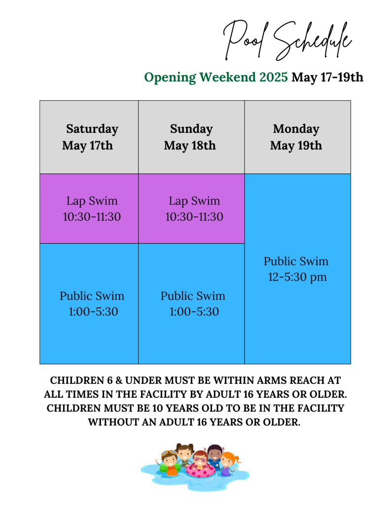 Pool Opening Weekend 2025
