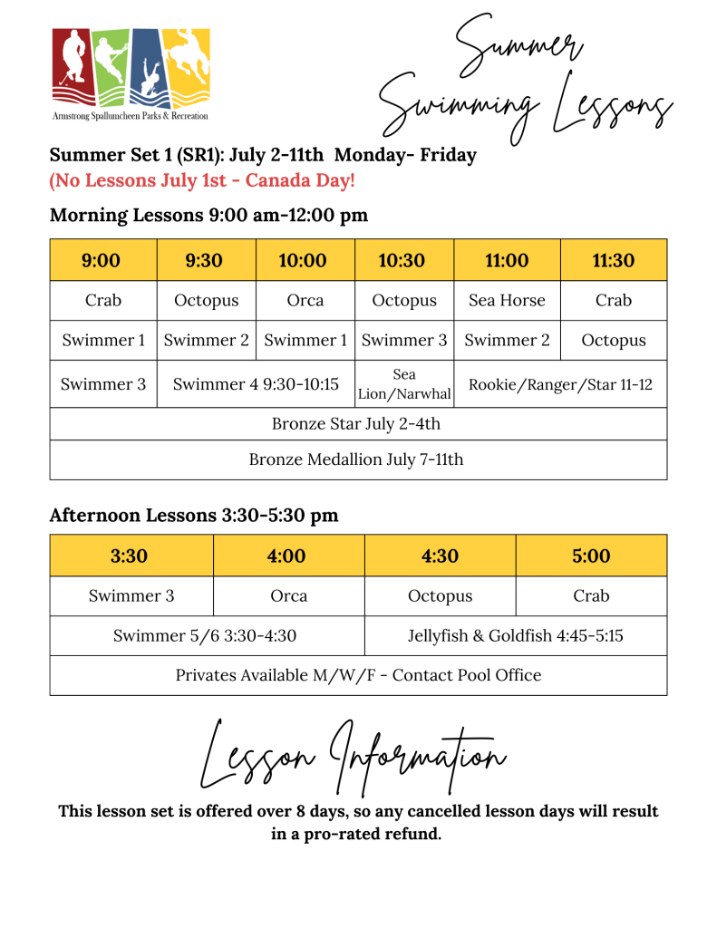 SR1 Lessons 2025